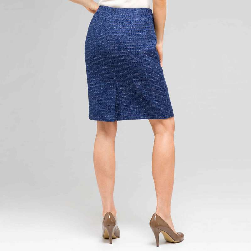 Pencil Skirt, Cobalt Multi, large image number 1