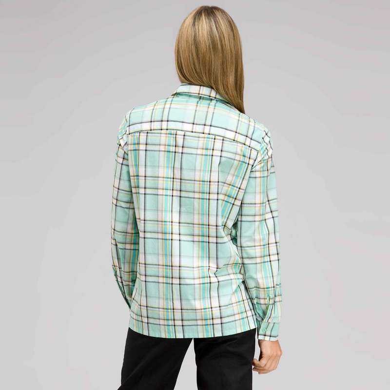 Long Sleeve Plaid Button Down, Multi, large image number 1